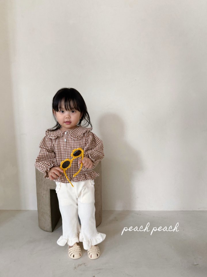Peach Peach - Korean Children Fashion - #childofig - Brownie Blouse - 8