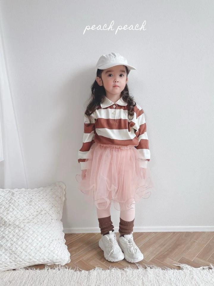 Peach Peach - Korean Children Fashion - #childofig - Toasted Strawberry Tee - 5