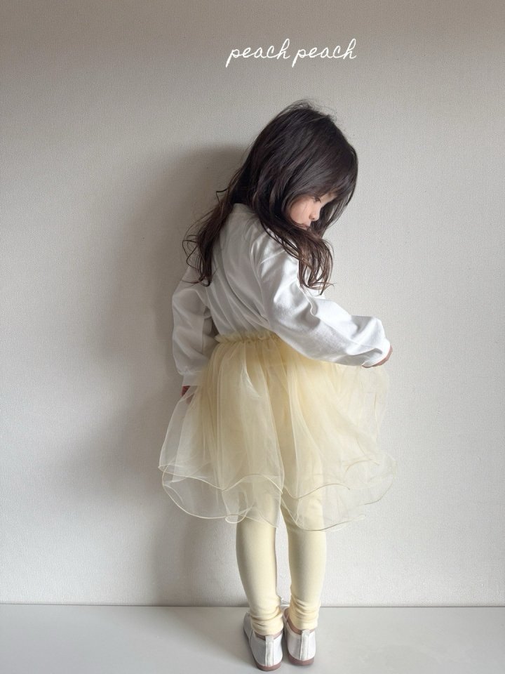Peach Peach - Korean Children Fashion - #childofig - Darling Tutu Leggings - 3