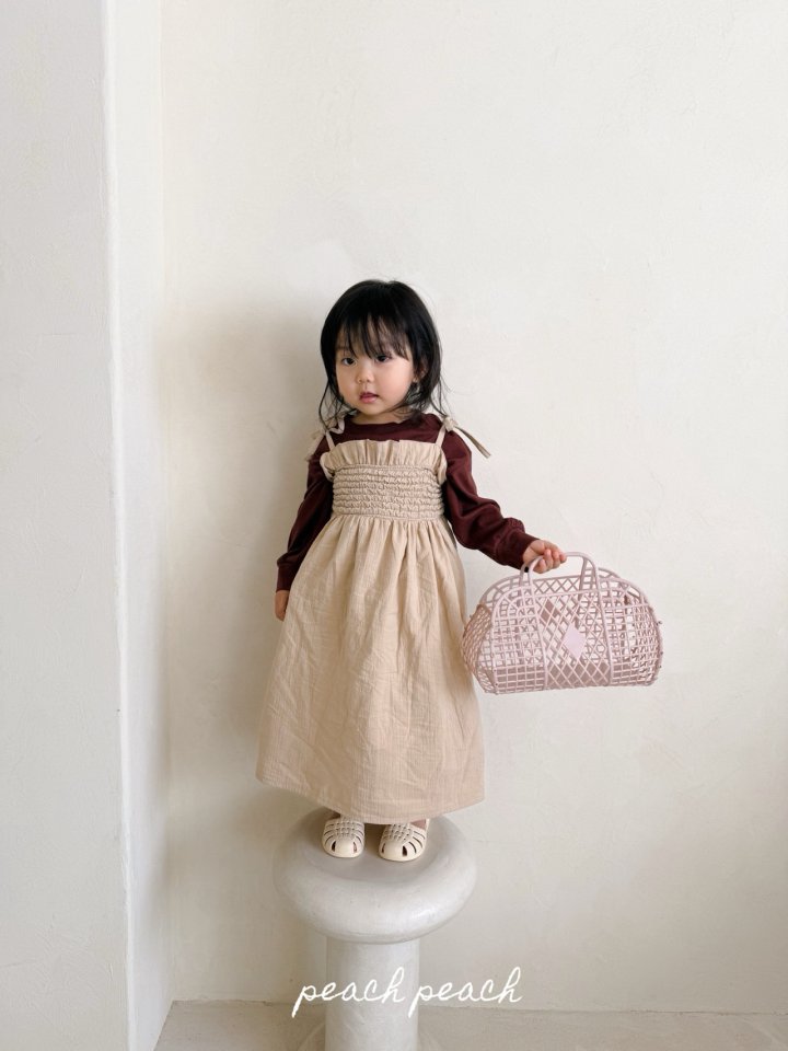 Peach Peach - Korean Children Fashion - #childrensboutique - Vivian One-piece - 12