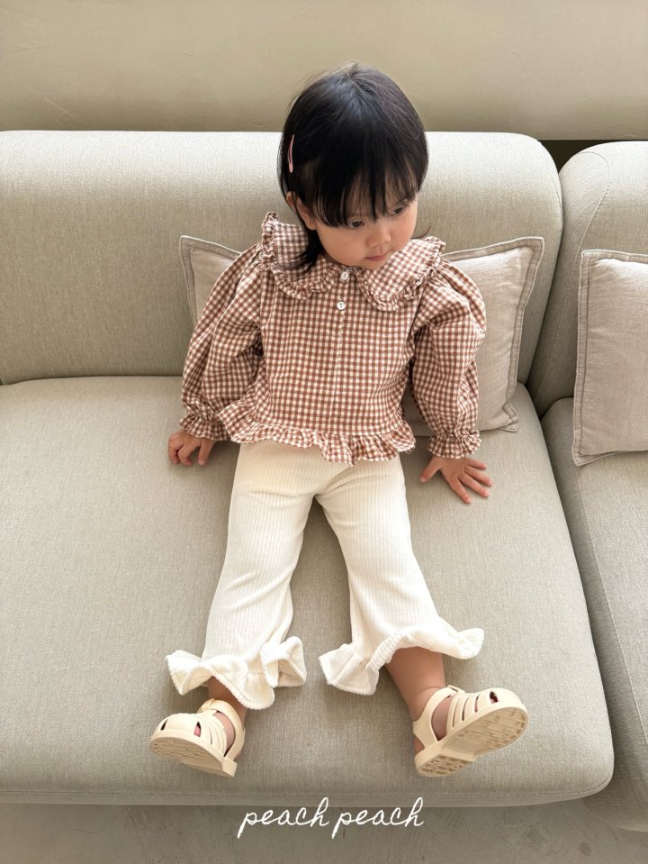 Peach Peach - Korean Children Fashion - #childrensboutique - Brownie Blouse - 9