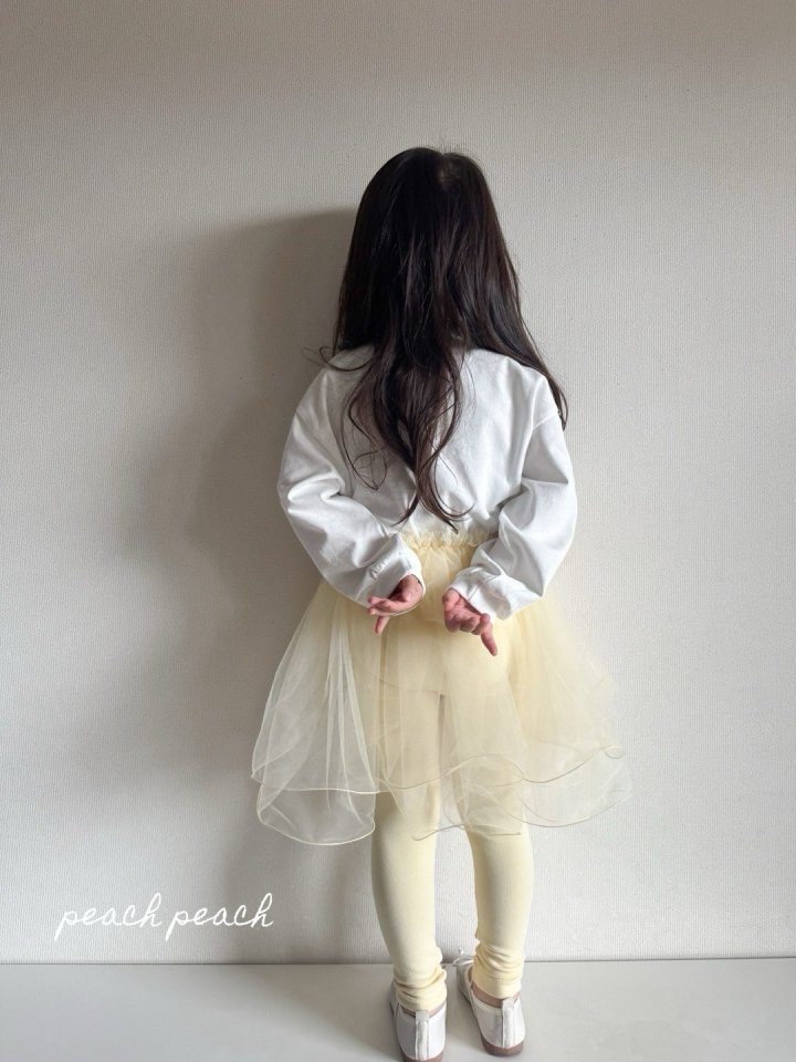 Peach Peach - Korean Children Fashion - #childofig - Darling Tutu Leggings - 4