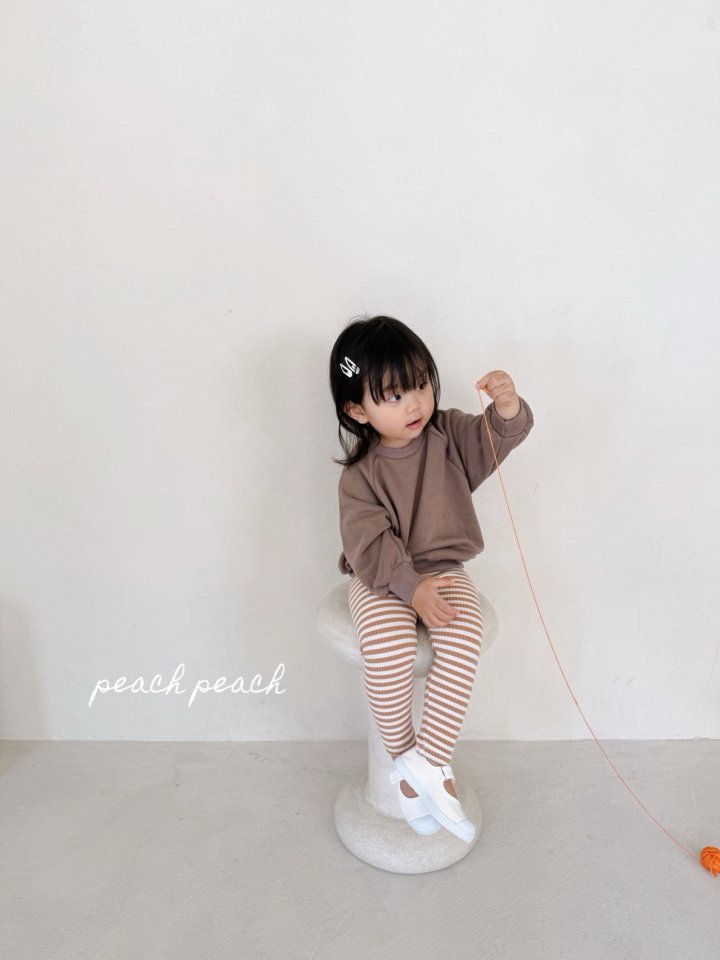 Peach Peach - Korean Children Fashion - #childrensboutique - Mono Sweatshirt - 7