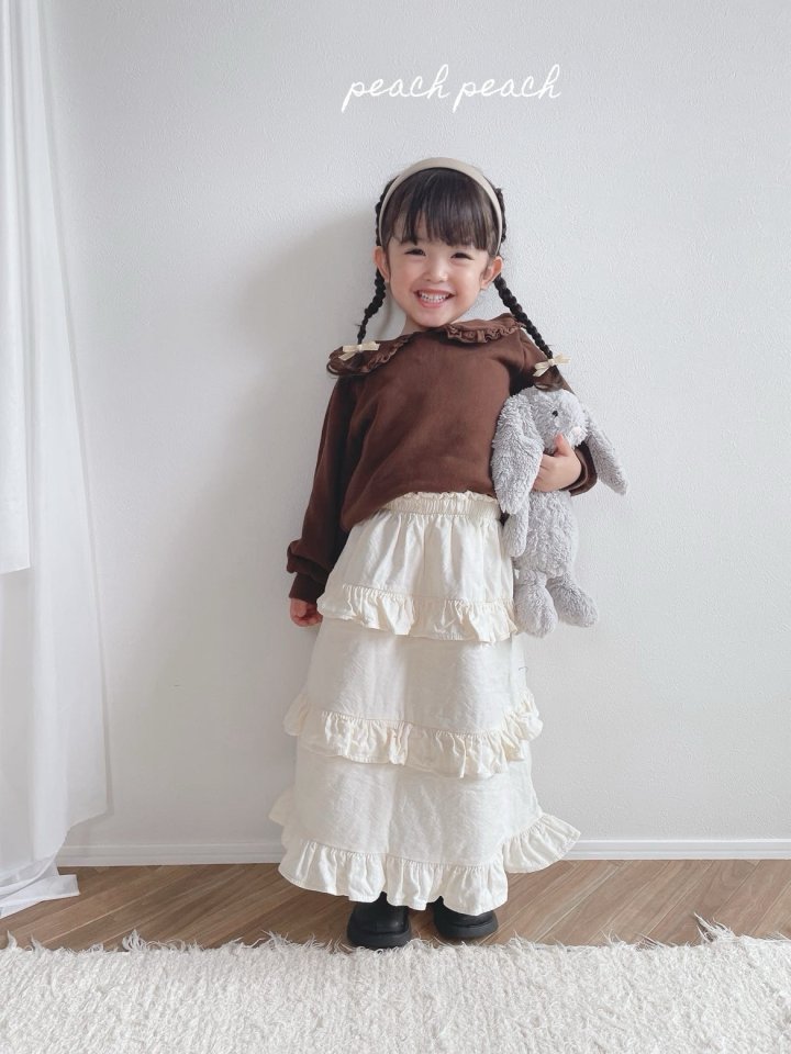 Peach Peach - Korean Children Fashion - #childofig - Custard Skirt - 4