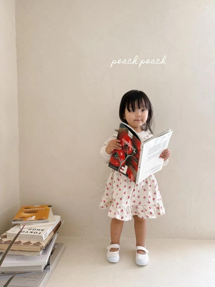 Peach Peach - Korean Children Fashion - #designkidswear - Rosy One-piece - 12
