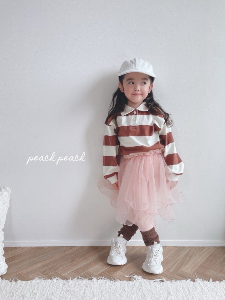 Peach Peach - Korean Children Fashion - #designkidswear - Toasted Strawberry Tee - 7