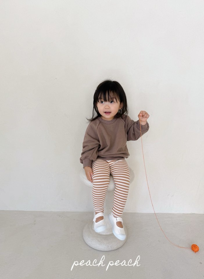 Peach Peach - Korean Children Fashion - #designkidswear - Mono Sweatshirt - 8