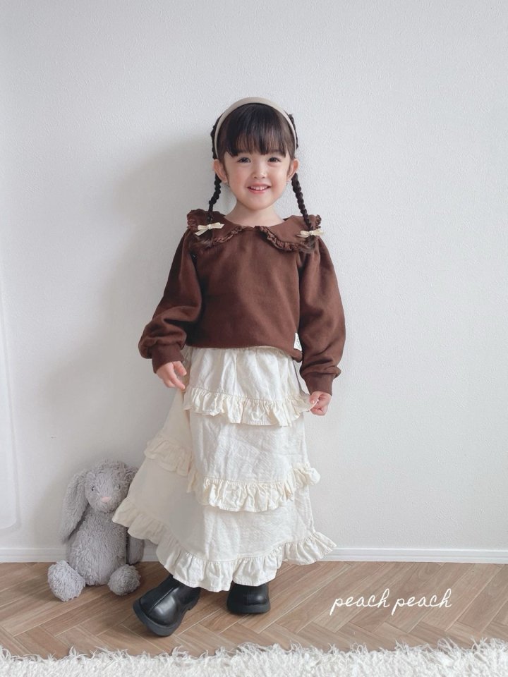 Peach Peach - Korean Children Fashion - #designkidswear - Custard Skirt - 5