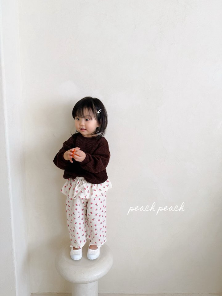 Peach Peach - Korean Children Fashion - #childrensboutique - Cozy Knit - 4
