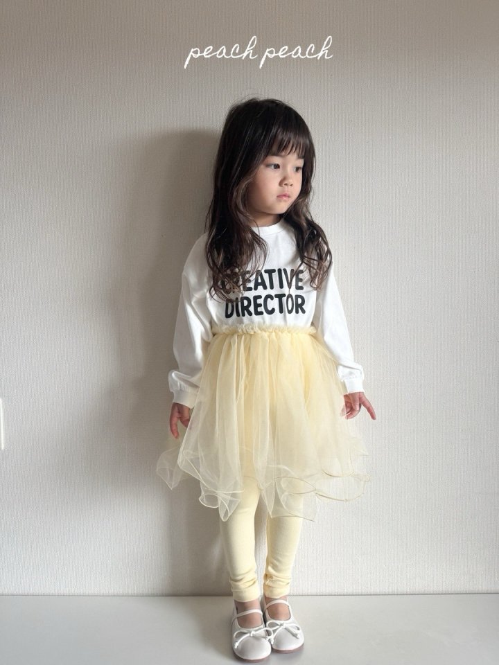 Peach Peach - Korean Children Fashion - #designkidswear - Director Tee