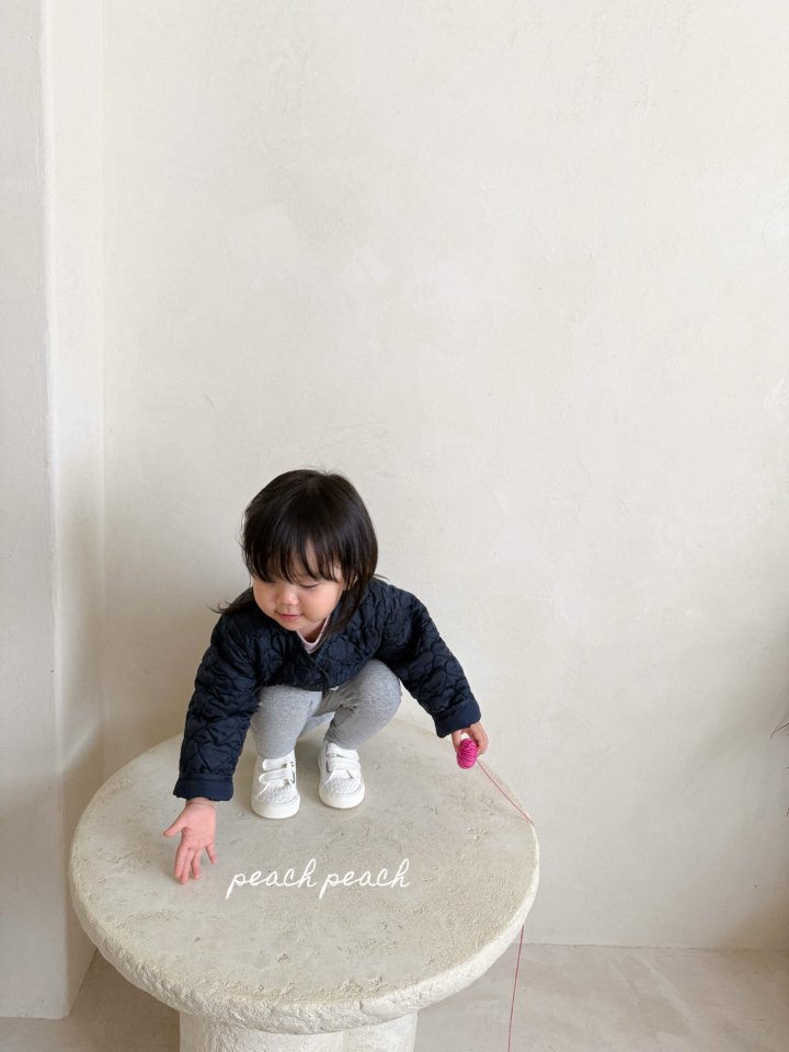 Peach Peach - Korean Children Fashion - #discoveringself - Heart Quilted Jacket - 12