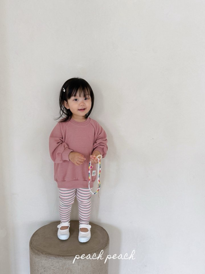 Peach Peach - Korean Children Fashion - #discoveringself - Mono Sweatshirt - 9