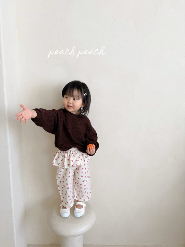 Peach Peach - Korean Children Fashion - #discoveringself - Cozy Knit - 5
