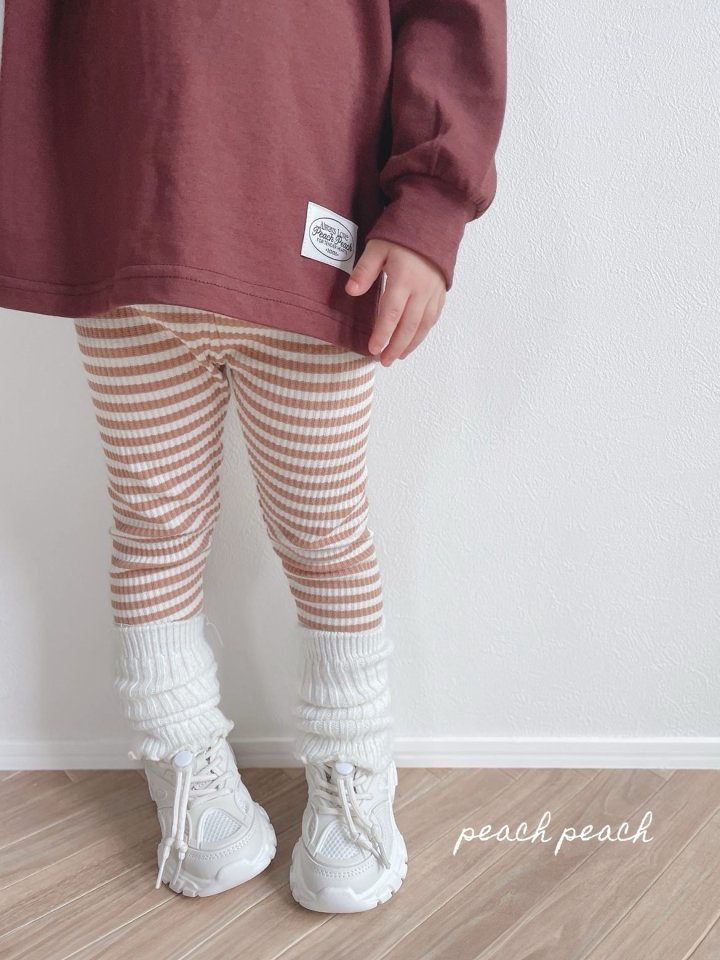 Peach Peach - Korean Children Fashion - #fashionkids - Mocha St Leggings - 8