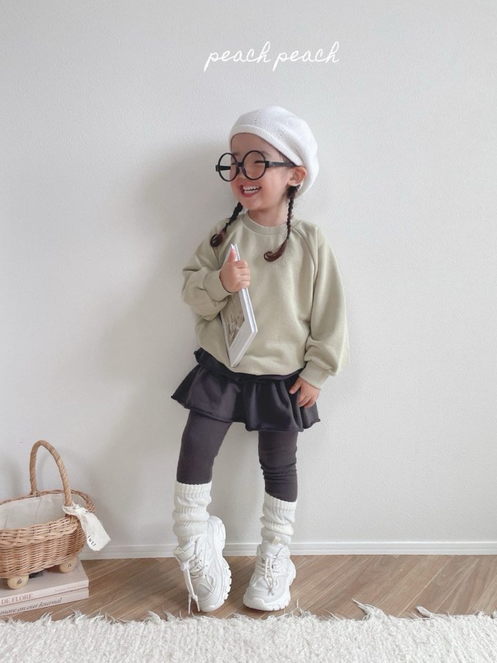 Peach Peach - Korean Children Fashion - #fashionkids - Coco Skirt Leggings - 3