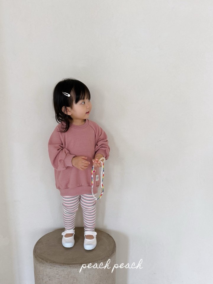 Peach Peach - Korean Children Fashion - #fashionkids - Mono Sweatshirt - 10