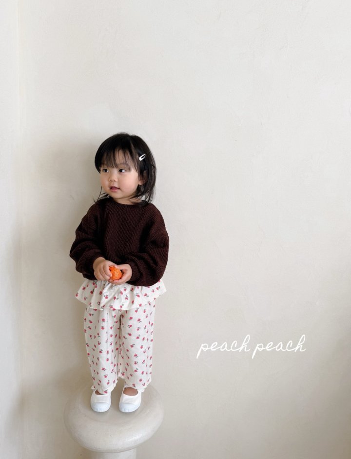 Peach Peach - Korean Children Fashion - #fashionkids - Cozy Knit - 6
