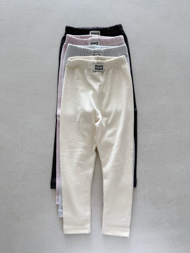 Peach Peach - Korean Children Fashion - #kidsshorts - Pudding Leggings - 5