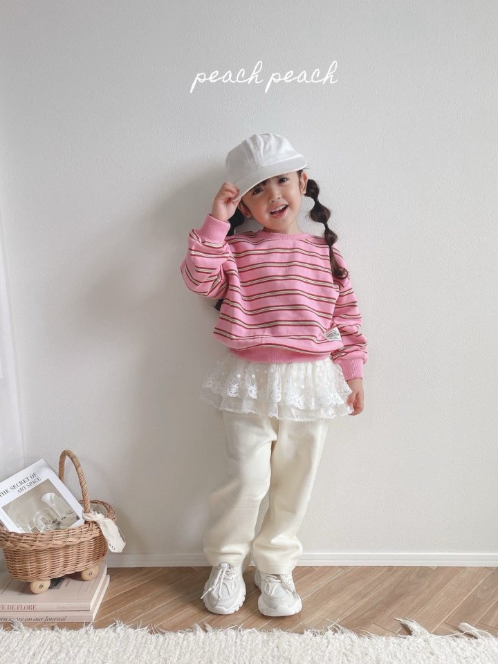 Peach Peach - Korean Children Fashion - #kidsshorts - Caramel Sweatshirt - 3