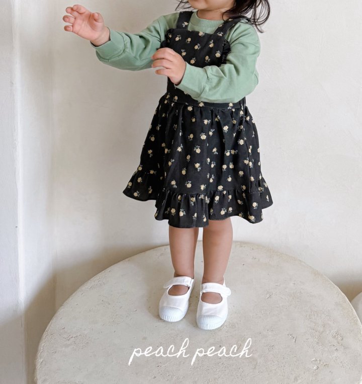 Peach Peach - Korean Children Fashion - #kidsshorts - Rosy One-piece
