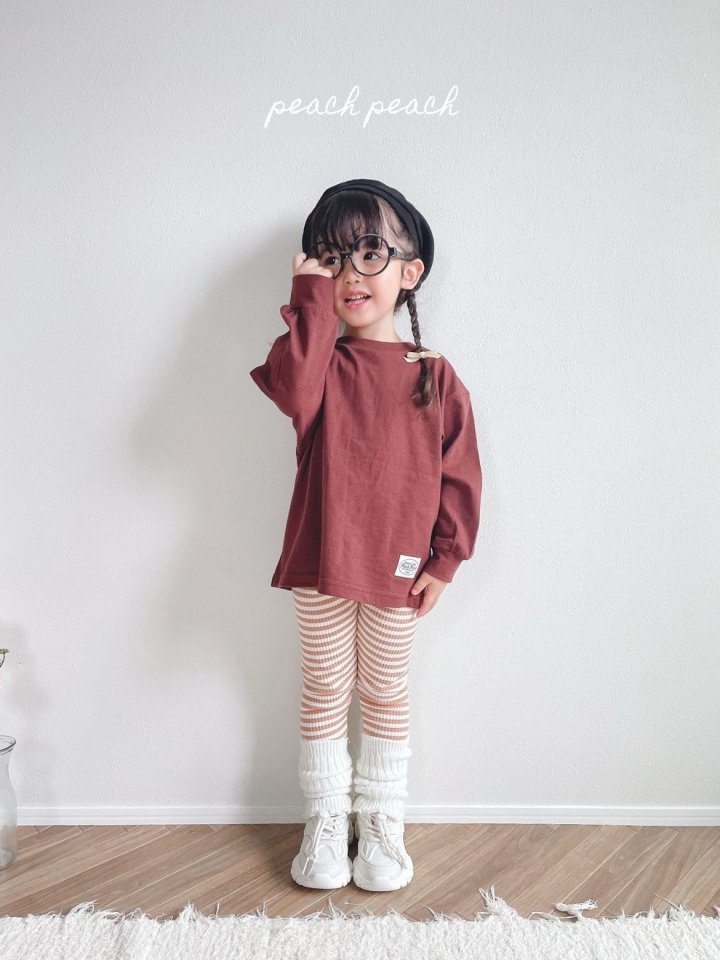 Peach Peach - Korean Children Fashion - #kidsshorts - Mocha St Leggings - 9