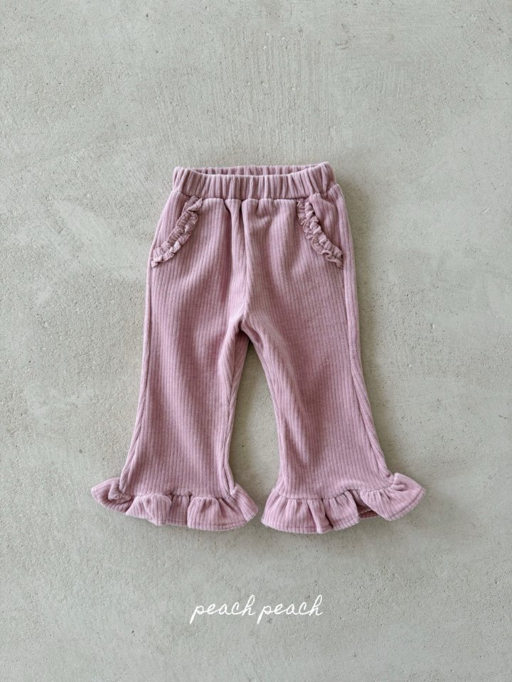 Peach Peach - Korean Children Fashion - #kidsshorts - Creamy Pants - 5