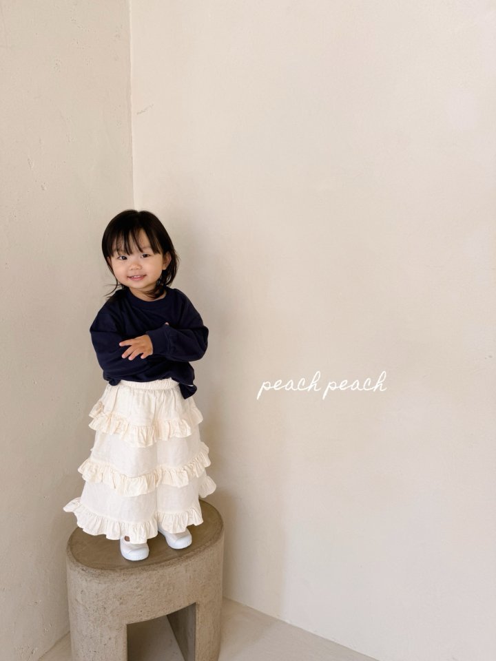 Peach Peach - Korean Children Fashion - #kidsshorts - Mochi Tee - 12