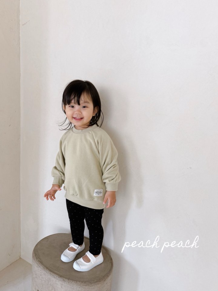 Peach Peach - Korean Children Fashion - #kidsshorts - Mono Sweatshirt - 11