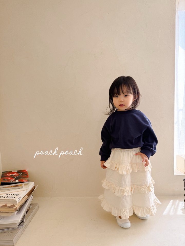 Peach Peach - Korean Children Fashion - #kidsshorts - Custard Skirt - 8
