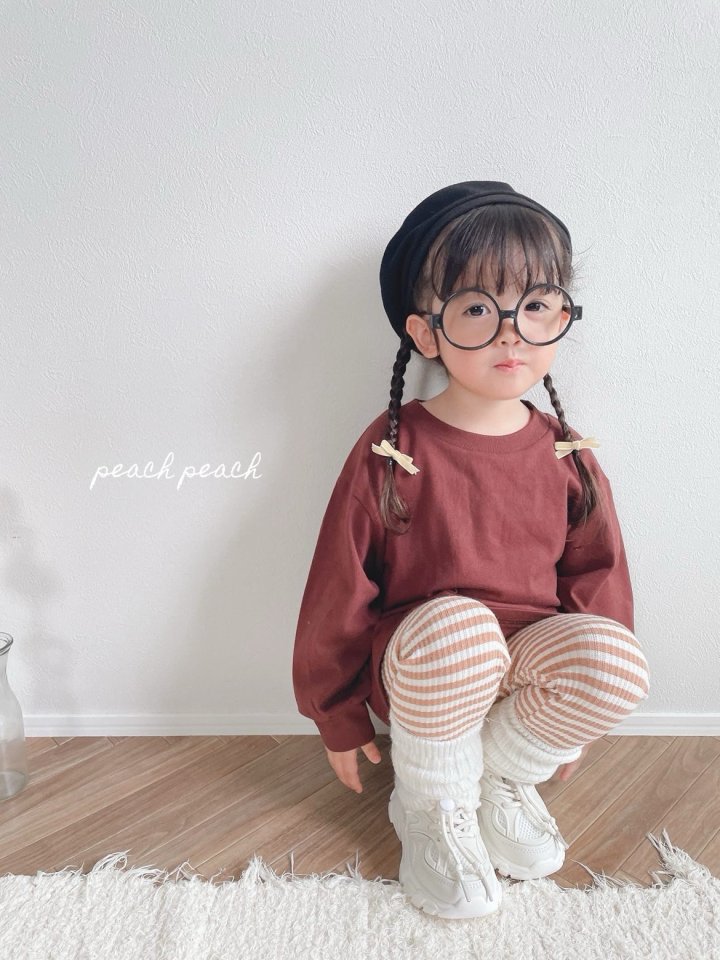 Peach Peach - Korean Children Fashion - #kidsstore - Mocha St Leggings - 10