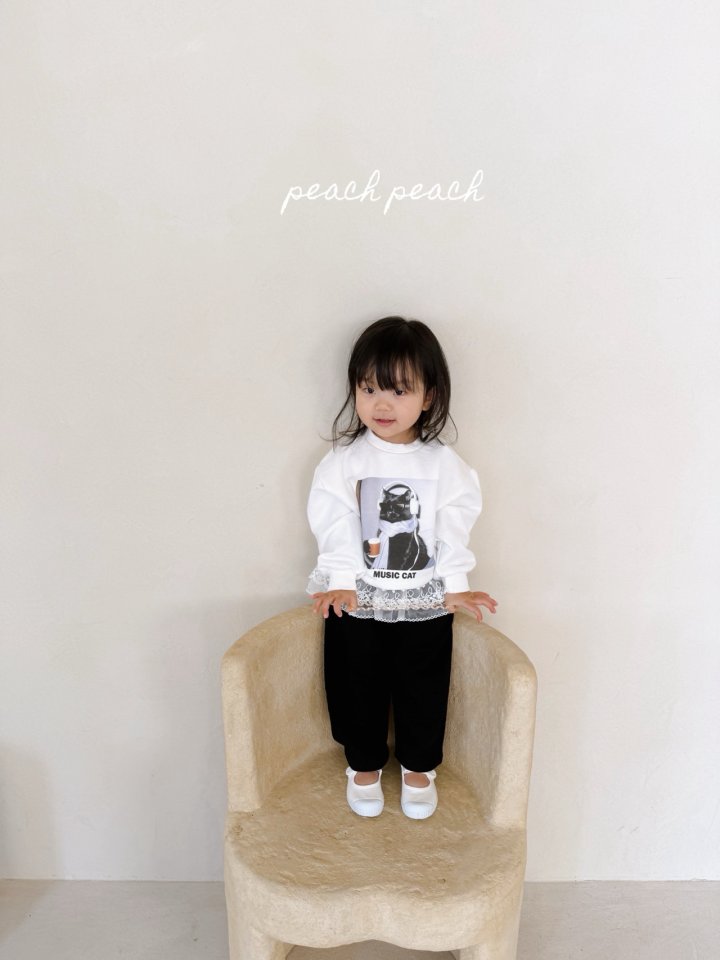 Peach Peach - Korean Children Fashion - #kidsstore - Nana Lace Pants - 7