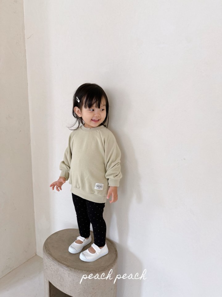 Peach Peach - Korean Children Fashion - #kidsstore - Mono Sweatshirt - 12
