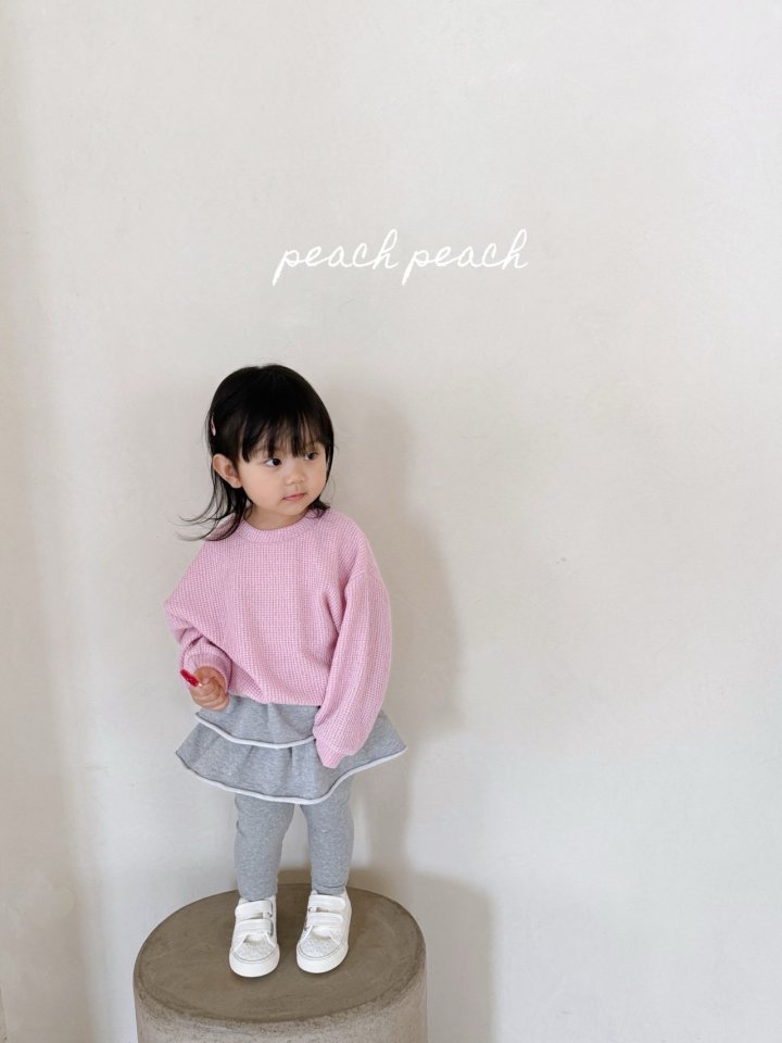 Peach Peach - Korean Children Fashion - #kidsstore - Cozy Knit - 8