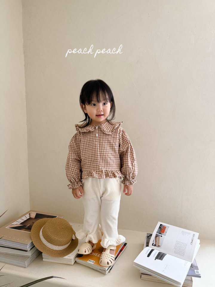 Peach Peach - Korean Children Fashion - #kidzfashiontrend - Brownie Blouse