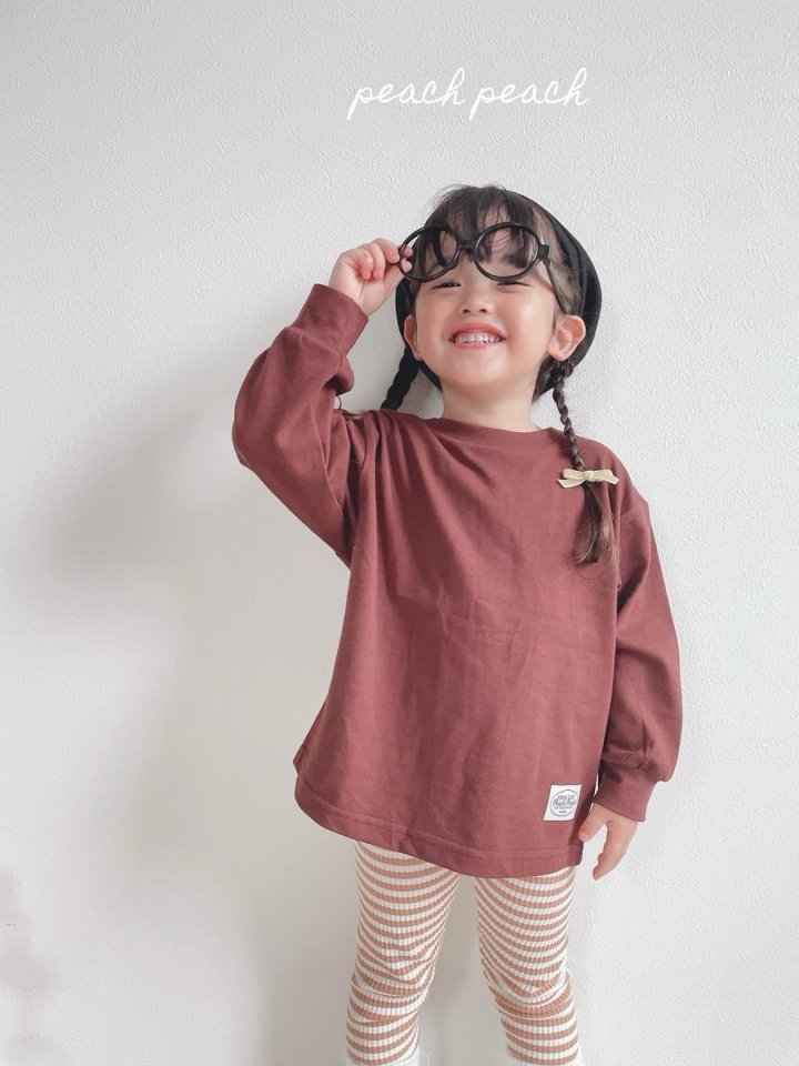 Peach Peach - Korean Children Fashion - #kidzfashiontrend - Mocha St Leggings - 11