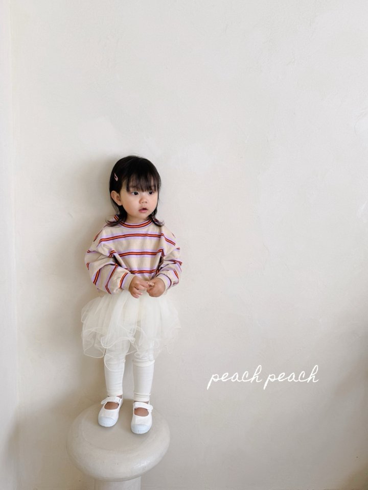 Peach Peach - Korean Children Fashion - #kidzfashiontrend - Macaron Tee - 5