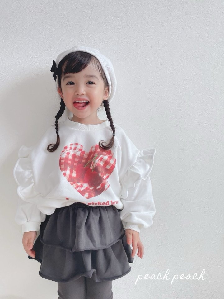 Peach Peach - Korean Children Fashion - #kidzfashiontrend - Dessert Sweatshirt