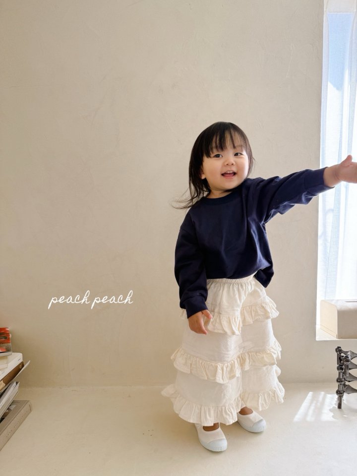 Peach Peach - Korean Children Fashion - #kidzfashiontrend - Custard Skirt - 10