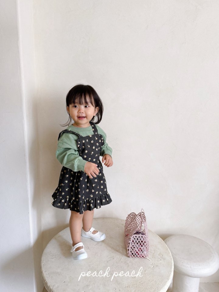 Peach Peach - Korean Children Fashion - #littlefashionista - Rosy One-piece - 5