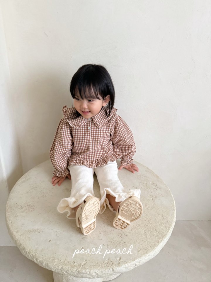 Peach Peach - Korean Children Fashion - #littlefashionista - Brownie Blouse - 3