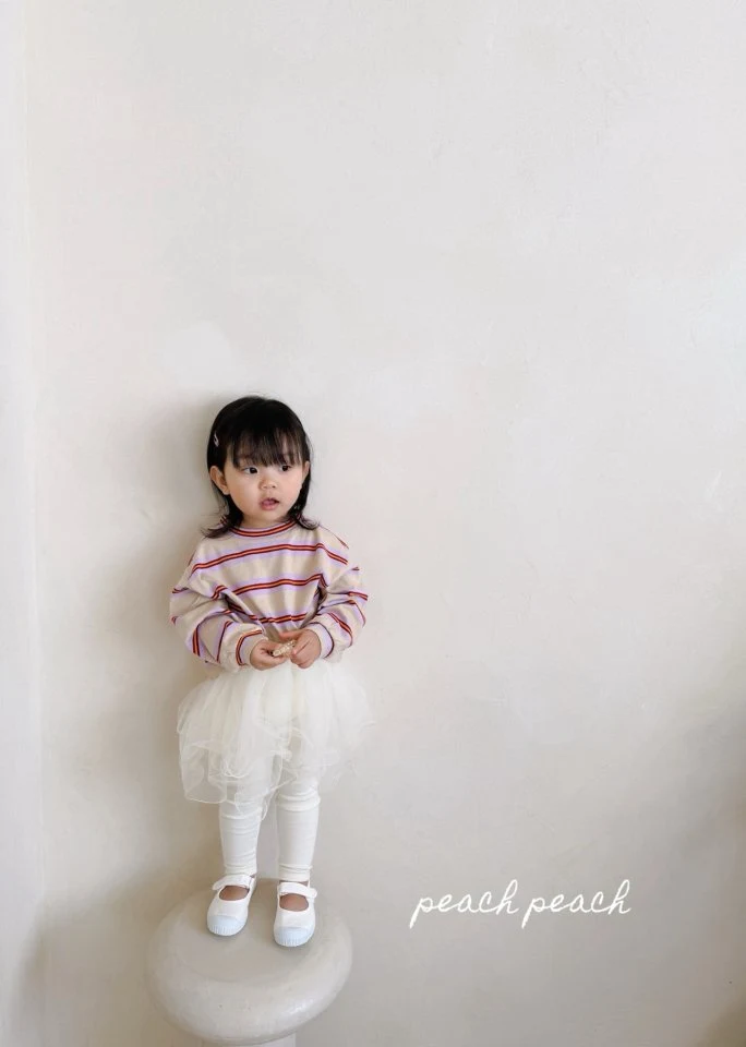 Peach Peach - Korean Children Fashion - #littlefashionista - Macaron Tee - 7