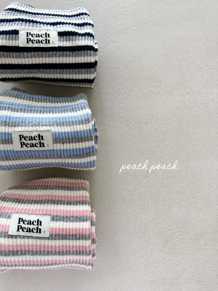 Peach Peach - Korean Children Fashion - #littlefashionista - Stripe Leggings - 7