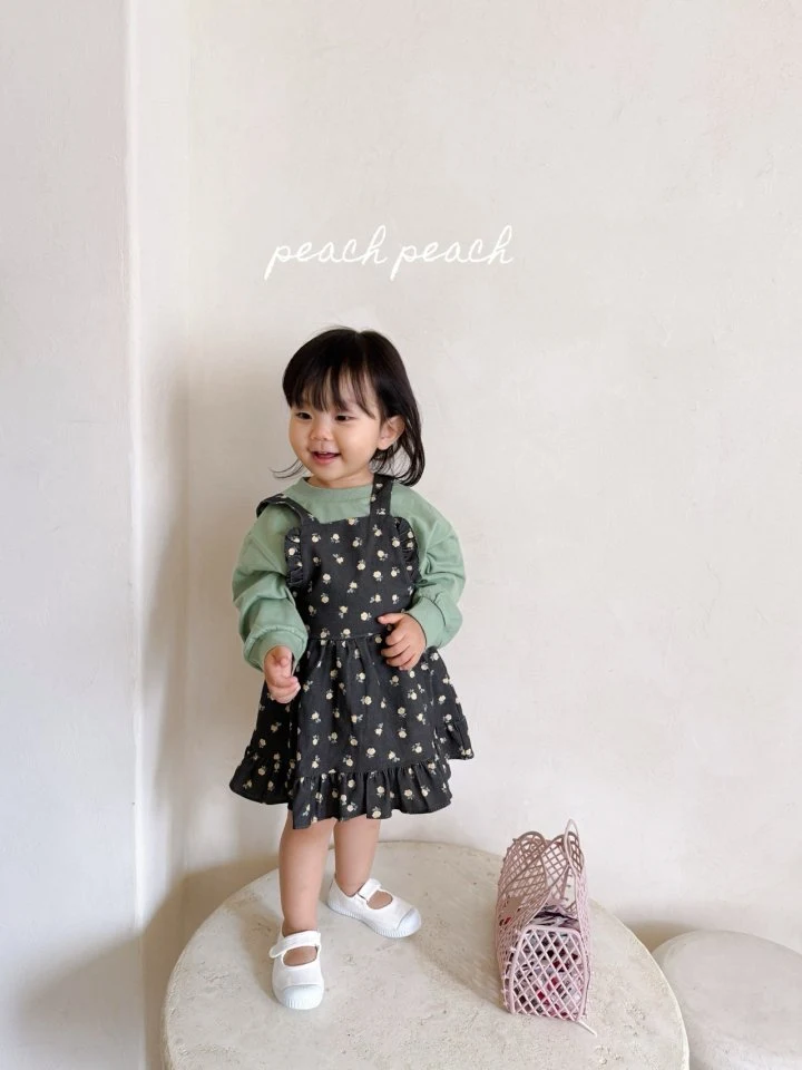 Peach Peach - Korean Children Fashion - #magicofchildhood - Rosy One-piece - 6