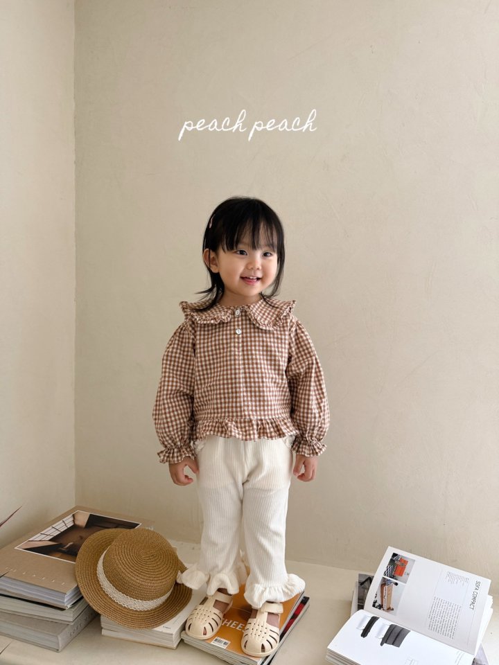 Peach Peach - Korean Children Fashion - #littlefashionista - Brownie Blouse - 4