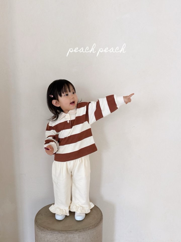 Peach Peach - Korean Children Fashion - #magicofchildhood - Mimi Frill Pants - 12