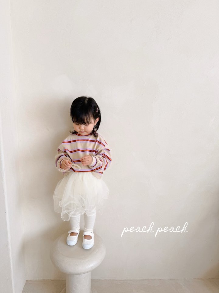 Peach Peach - Korean Children Fashion - #magicofchildhood - Macaron Tee - 8