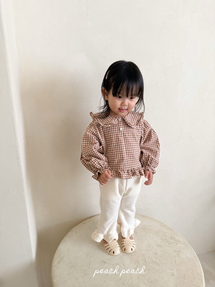 Peach Peach - Korean Children Fashion - #minifashionista - Brownie Blouse - 5