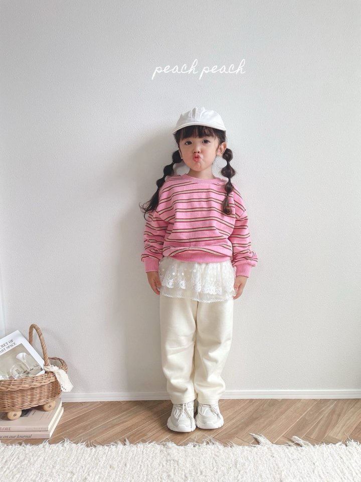 Peach Peach - Korean Children Fashion - #minifashionista - Nana Lace Pants - 12