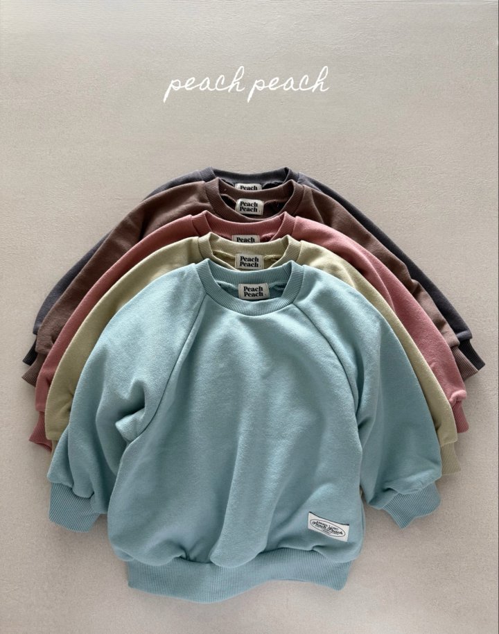 Peach Peach - Korean Children Fashion - #minifashionista - Mono Sweatshirt