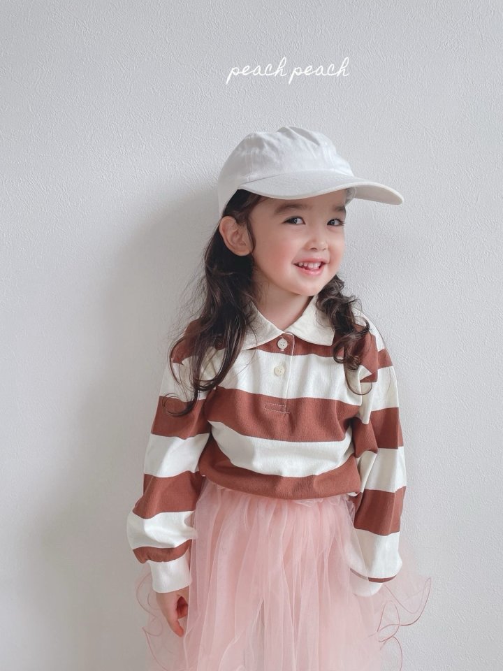 Peach Peach - Korean Children Fashion - #prettylittlegirls - Toasted Strawberry Tee - 3